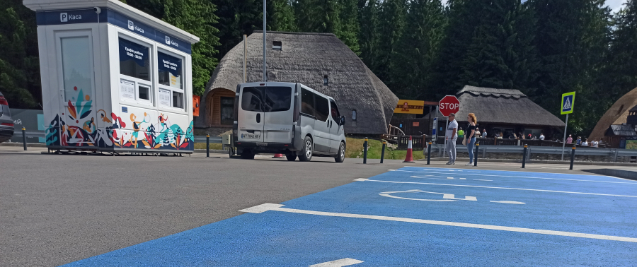 New accessible parking spaces