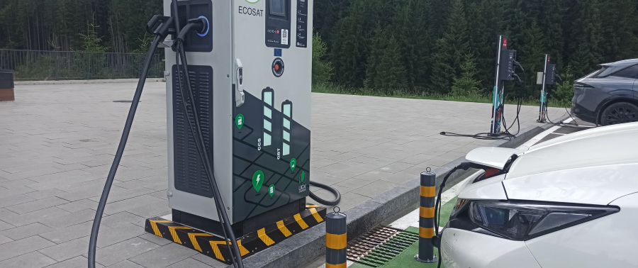 Another charging station at Bukovel