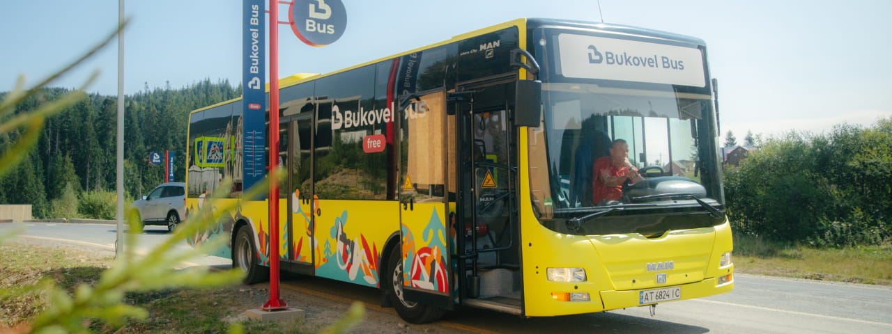 Bukovel Bus – безкоштовний автобус по території курорту!