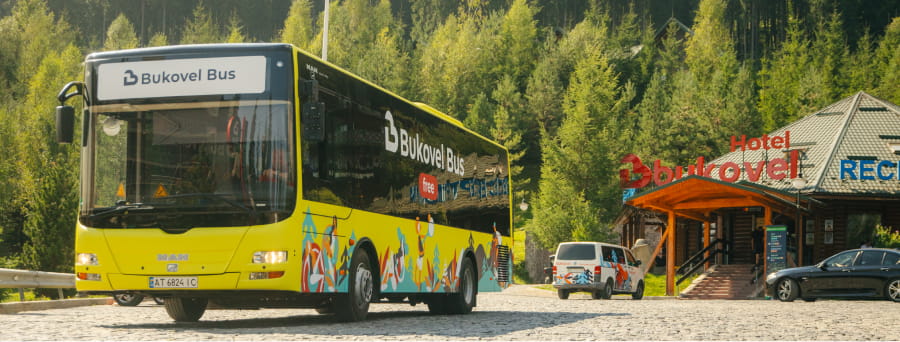 Bukovel Bus – bezpłatny autobus wahadłowy po ośrodku