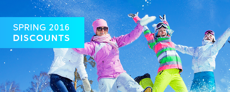 Spring 2016 discounts