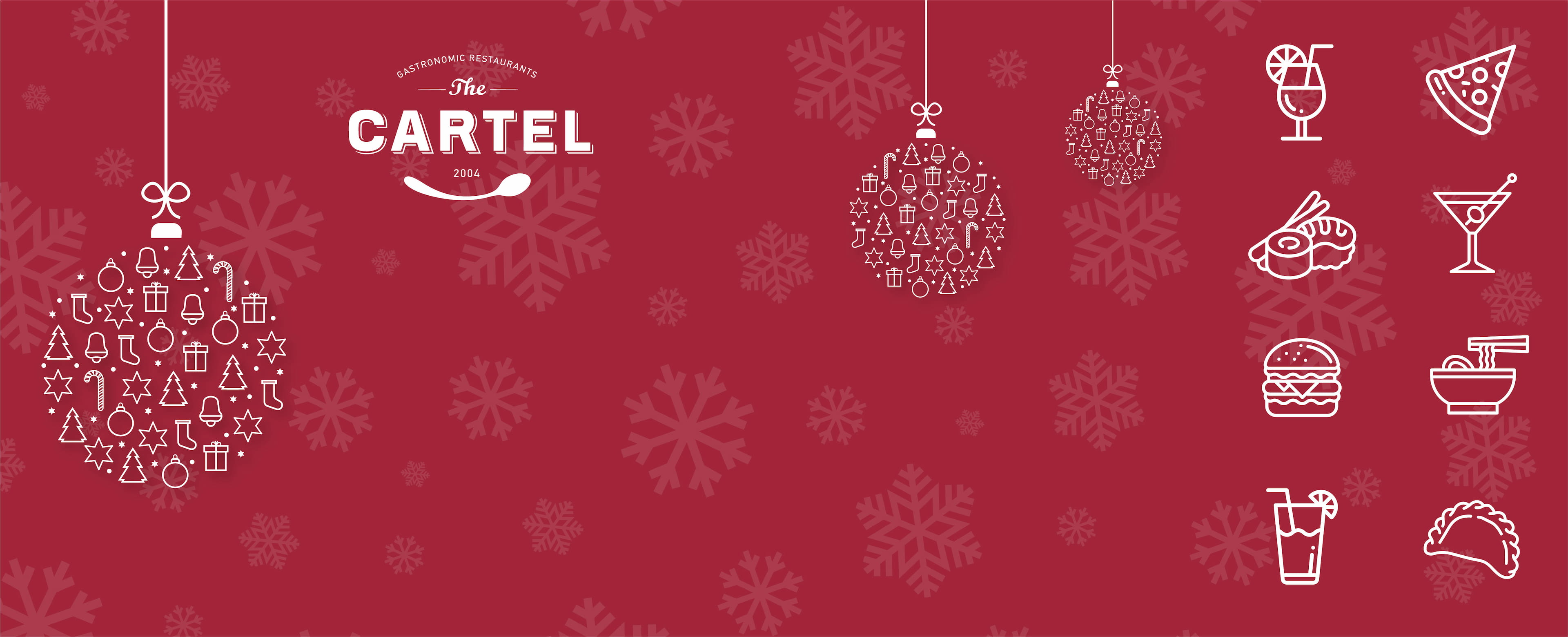 New Years Eve 2020 at «Cartel» family restaurants